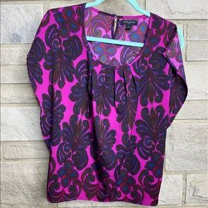 Banana republic small purple blouse